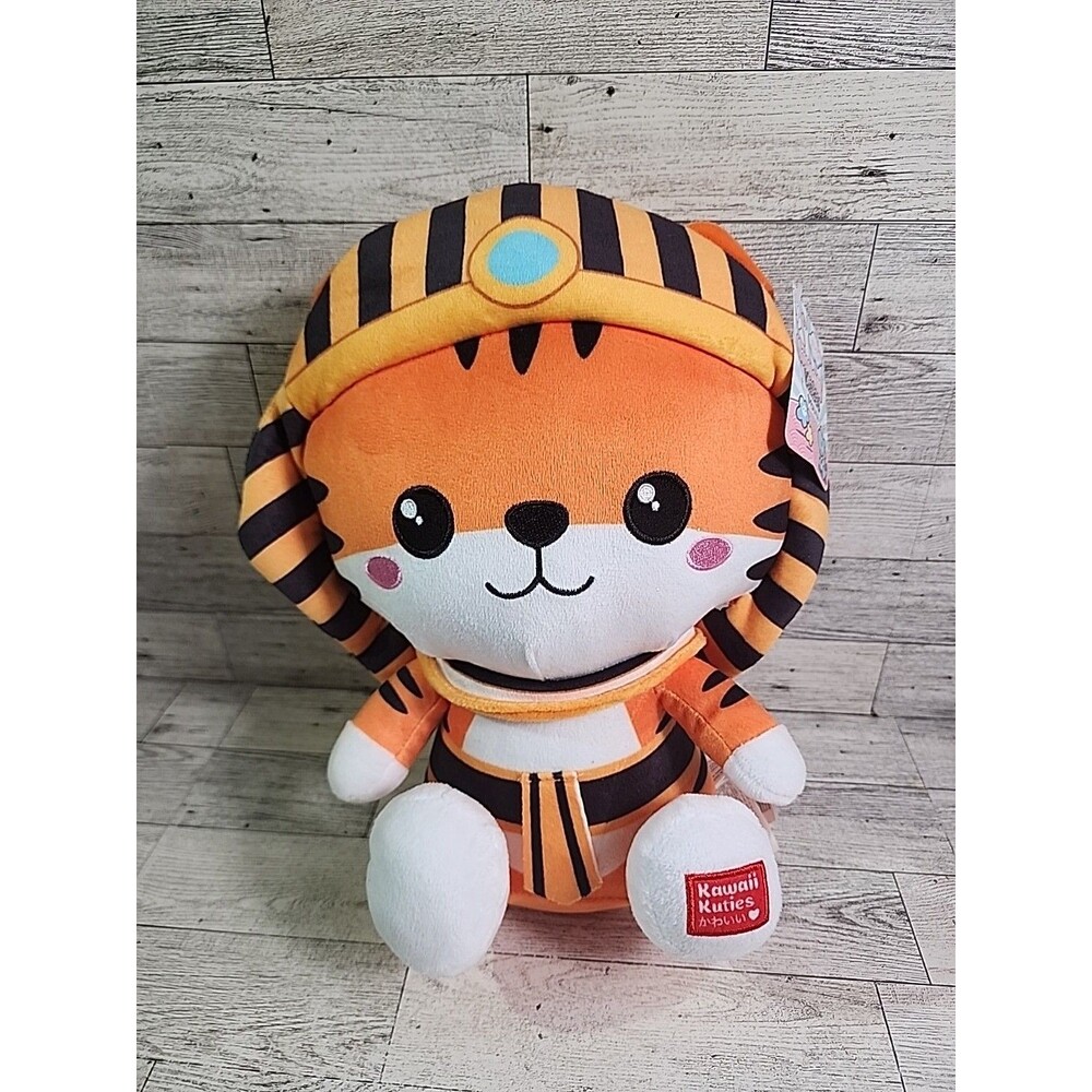 NEW Kawaii Kuties Tiger Pharaoh 12" Fox Cat Plush Rare w/ Tags